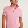 Sale River Woods Custom fit katoenen stretch polo lt sunset -