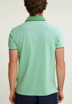 Sale River Woods Custom fit katoenen stretch polo breadfruit -