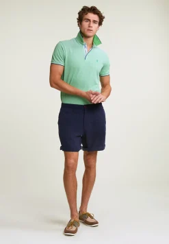 Sale River Woods Custom fit katoenen stretch polo breadfruit -