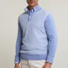 Fashion River Woods Custom fit katoenen trui opstaande kraag dk seashore mix -