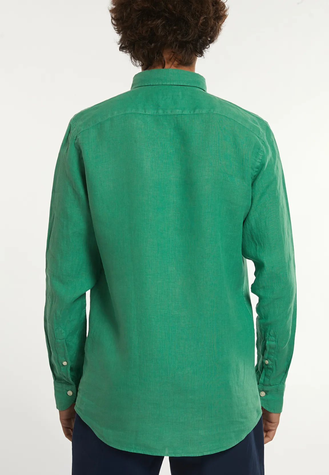 Best River Woods Custom fit linnen hemd belize green -