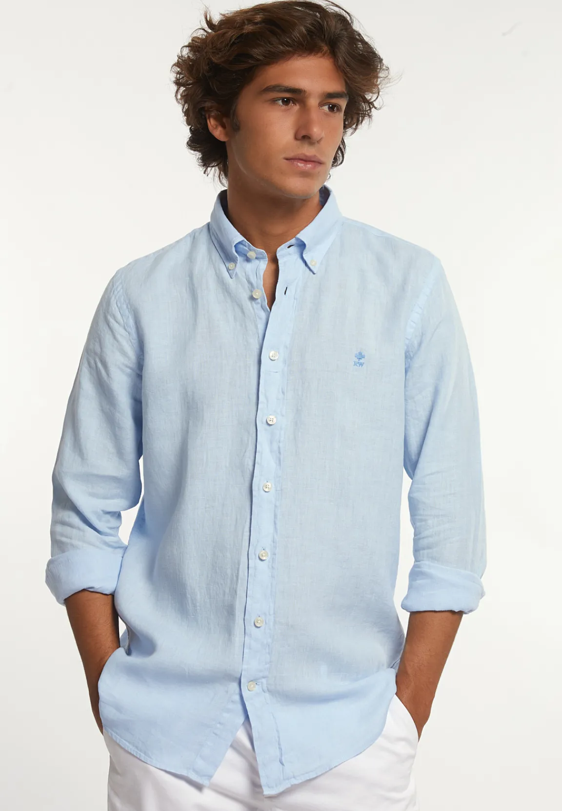 Hot River Woods Custom fit linnen hemd carolina -