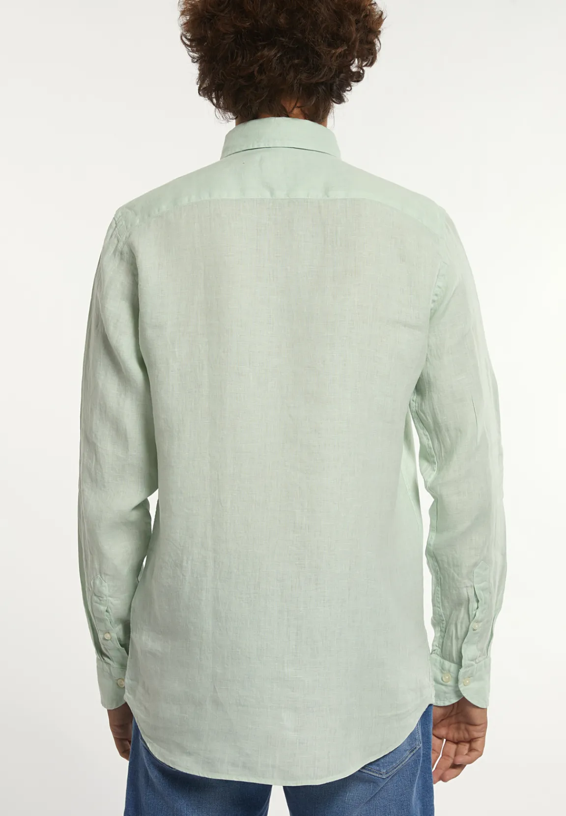 Best River Woods Custom fit linnen hemd dew -