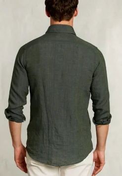 New River Woods Custom fit linnen hemd savanna -