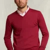 Online River Woods Custom fit merino V-hals trui bonbon mix -