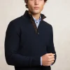Clearance River Woods Custom fit merinotrui opstaande kraag admiral mix -