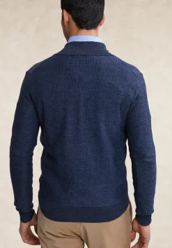 Best River Woods Custom fit merinotrui opstaande kraag stellar mix -