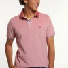 Best River Woods Custom fit pima katoen fantasie polo scarlet mix -