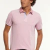 Hot River Woods Custom fit pima katoen fantasie polo dk flamingo -