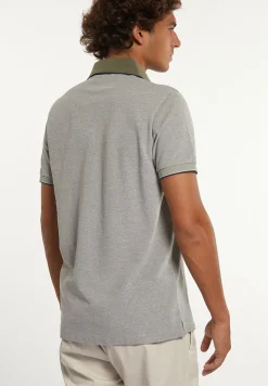Sale River Woods Custom fit pima katoen fantasie polo olive mix -