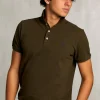 New River Woods Custom fit pima katoen polo savanna mix -