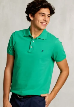 Best River Woods Custom fit pima katoen polo papaya -