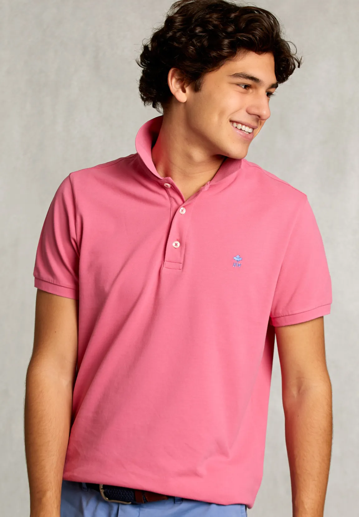 New River Woods Custom fit pima katoen polo bonheur -