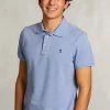 Clearance River Woods Custom fit pima katoen polo blue gin mix -