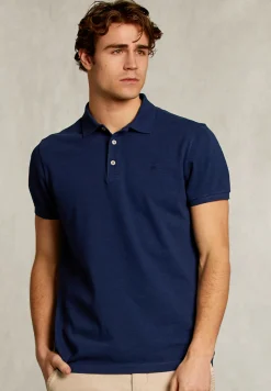 Clearance River Woods Custom fit pima katoen polo french dark mix -