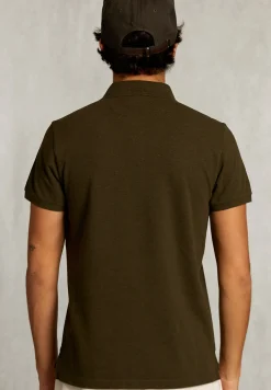 New River Woods Custom fit pima katoen polo savanna mix -