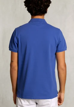 Clearance River Woods Custom fit pima katoen polo deep blue -