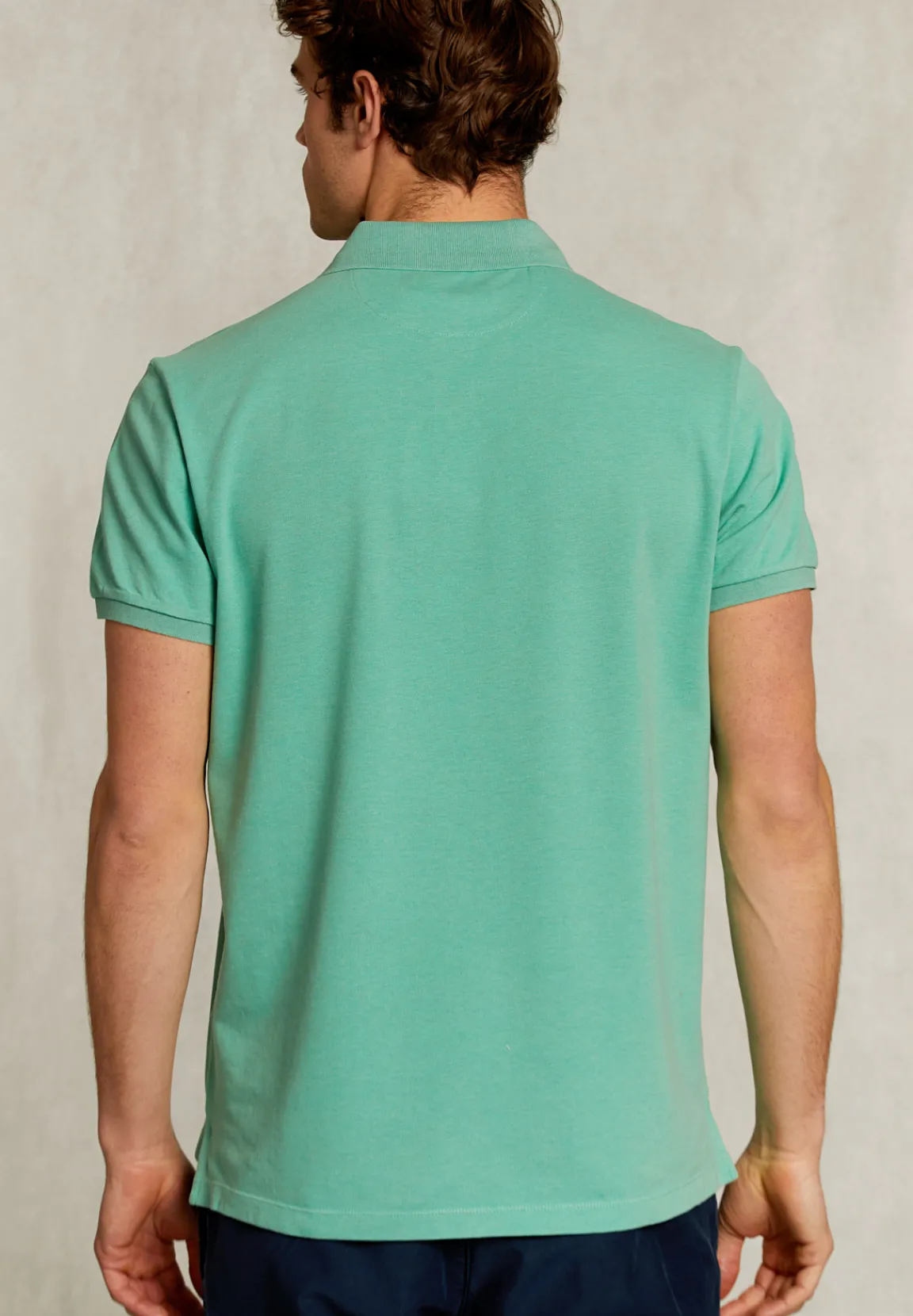 Sale River Woods Custom fit pima katoen polo mojito mix -