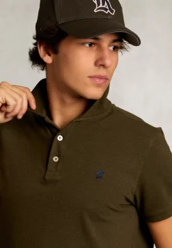 New River Woods Custom fit pima katoen polo savanna mix -