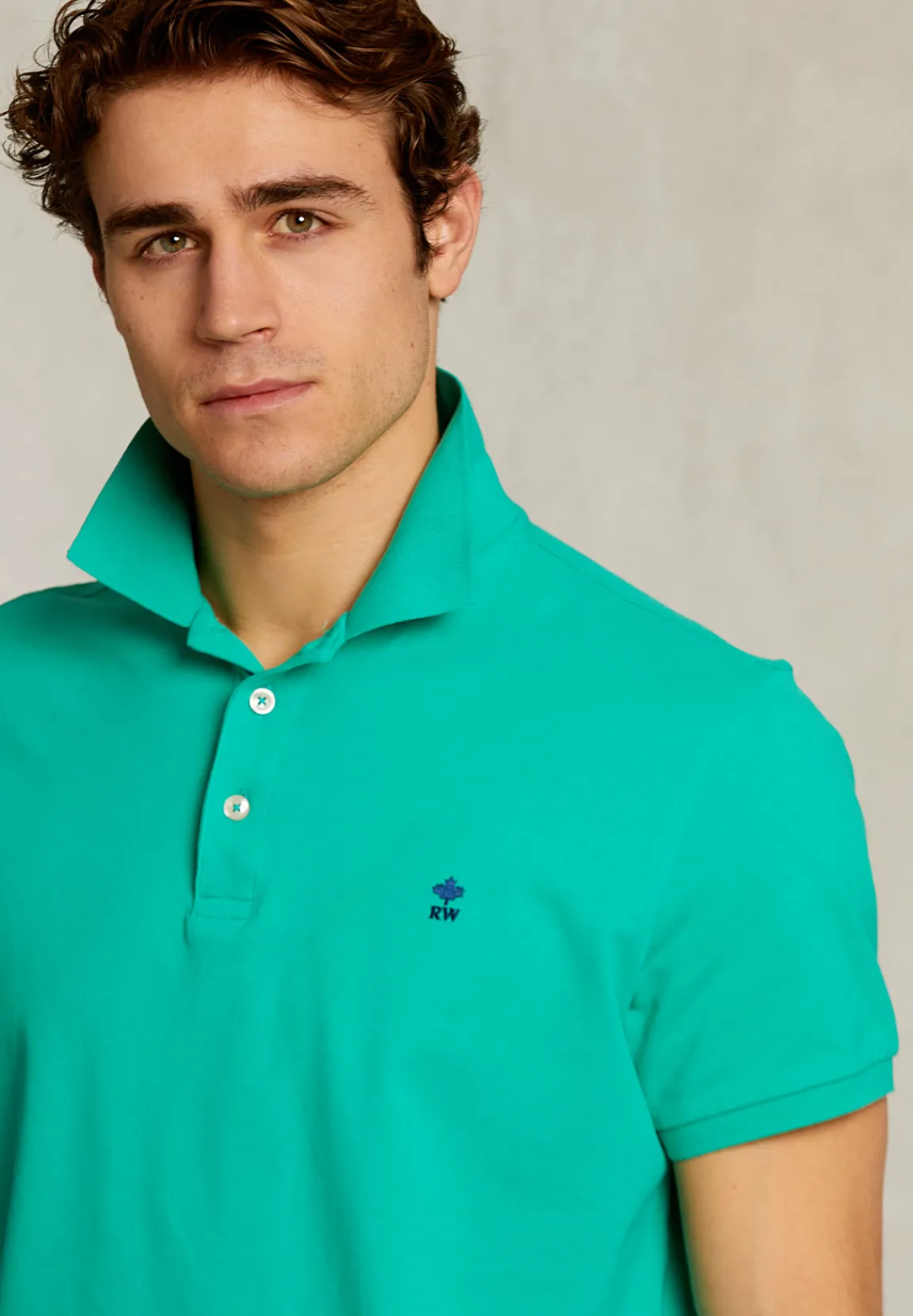 Fashion River Woods Custom fit pima katoen polo moscow mule -