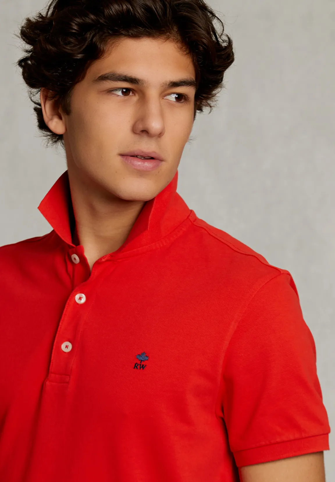 Best River Woods Custom fit pima katoen polo kir royal -