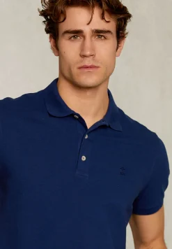 Best River Woods Custom fit pima katoen polo saphire mix -