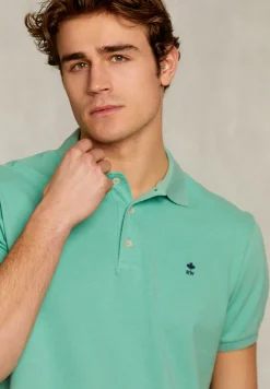 Sale River Woods Custom fit pima katoen polo mojito mix -