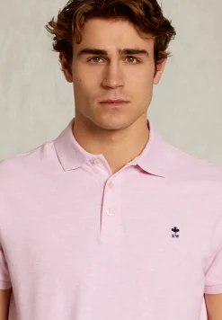 Clearance River Woods Custom fit pima katoen polo pink mix -