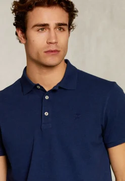 Clearance River Woods Custom fit pima katoen polo french dark mix -