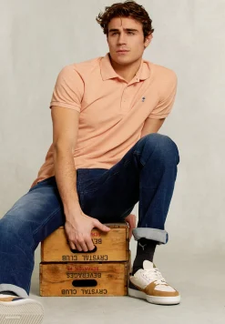 Outlet River Woods Custom fit pima katoen polo tsavo mix -
