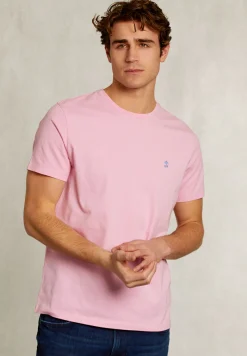 Discount River Woods Custom fit pima katoen T-shirt powder -