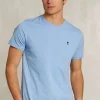Best River Woods Custom fit pima katoen T-shirt bay blue -
