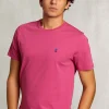 New River Woods Custom fit pima katoen T-shirt amaranth -