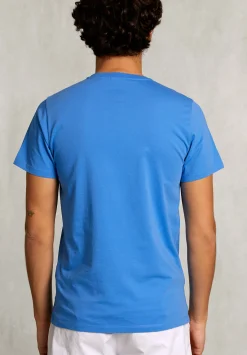 Online River Woods Custom fit pima katoen T-shirt ocean -