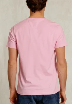 Discount River Woods Custom fit pima katoen T-shirt powder -