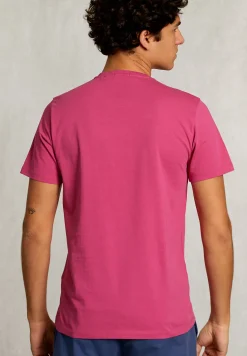 New River Woods Custom fit pima katoen T-shirt amaranth -
