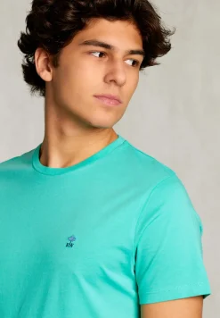 Hot River Woods Custom fit pima katoen T-shirt citrus -