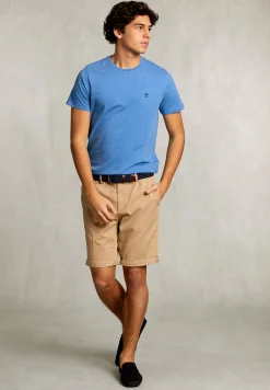 Clearance River Woods Custom fit pima katoen T-shirt ocean mix -