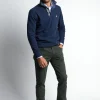 Outlet River Woods Custom fit polo in katoen in blauw -