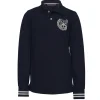 New River Woods Custom fit polo in katoen in blauw -