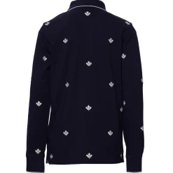 Fashion River Woods Custom fit polo in katoen in blauw -