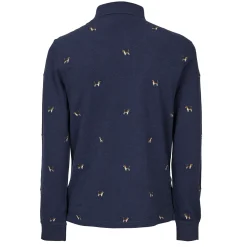 Best River Woods Custom fit polo in katoen in blauw -