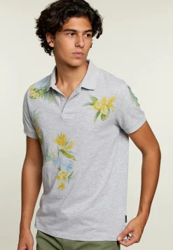 Discount River Woods Custom fit polo oyster mix -