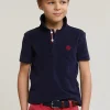 Sale River Woods Custom fit éponge polo henna blue -