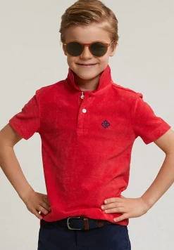 Hot River Woods Custom fit éponge polo pomegranate -