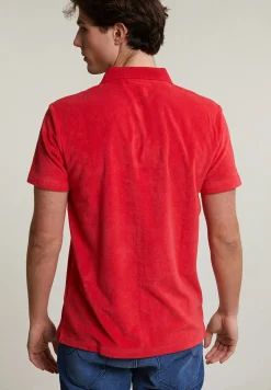 New River Woods Custom fit éponge polo pomegranate -
