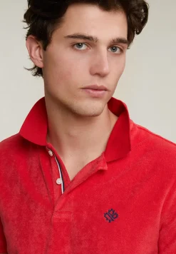 New River Woods Custom fit éponge polo pomegranate -