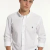 Fashion River Woods Custom fit popeline hemd wit -