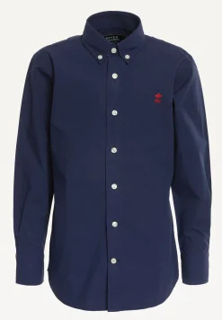 Outlet River Woods Custom fit popeline hemd presidential blue -
