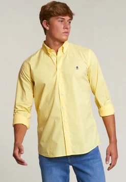 Best River Woods Custom fit popeline hemd sun flower -